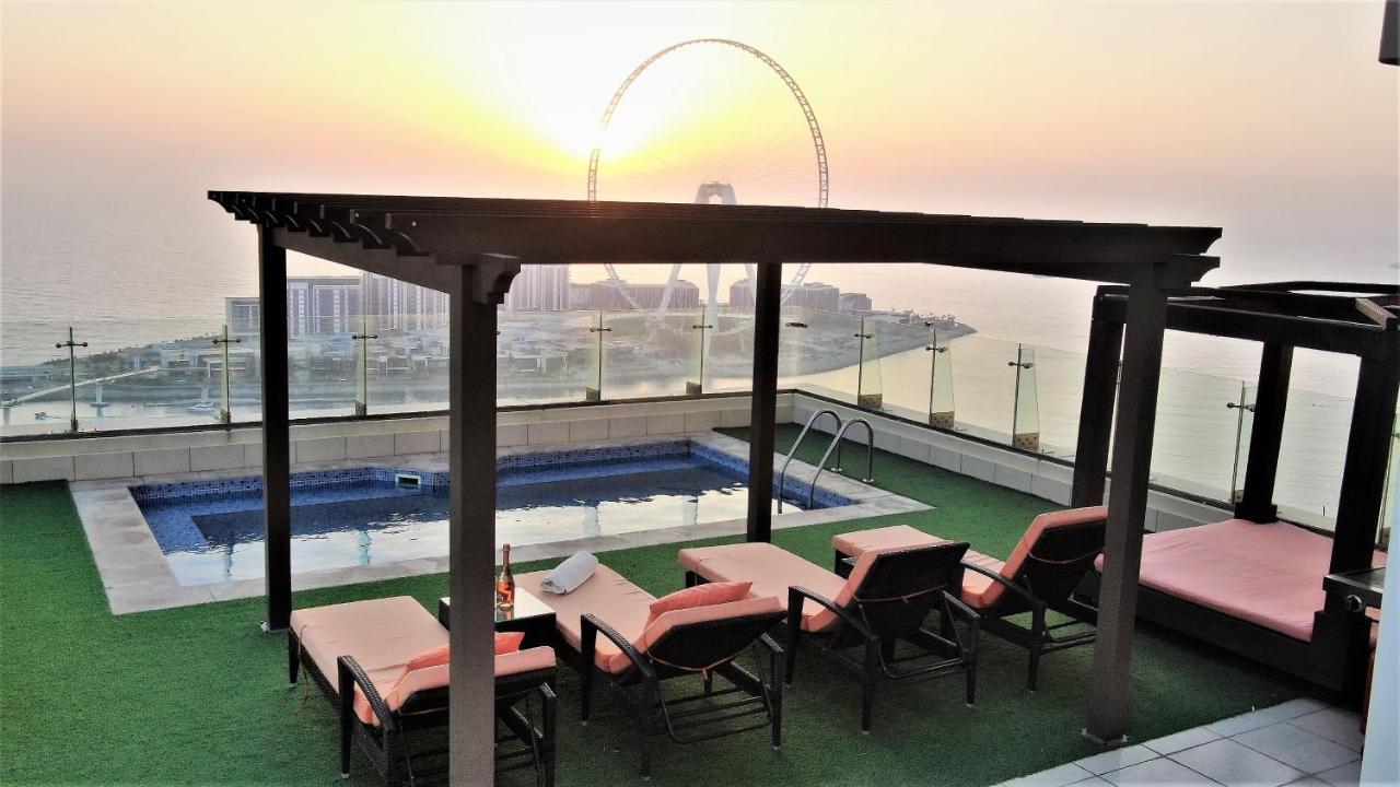 Jbr Penthouse With Terrace Pool Dubai Exterior foto