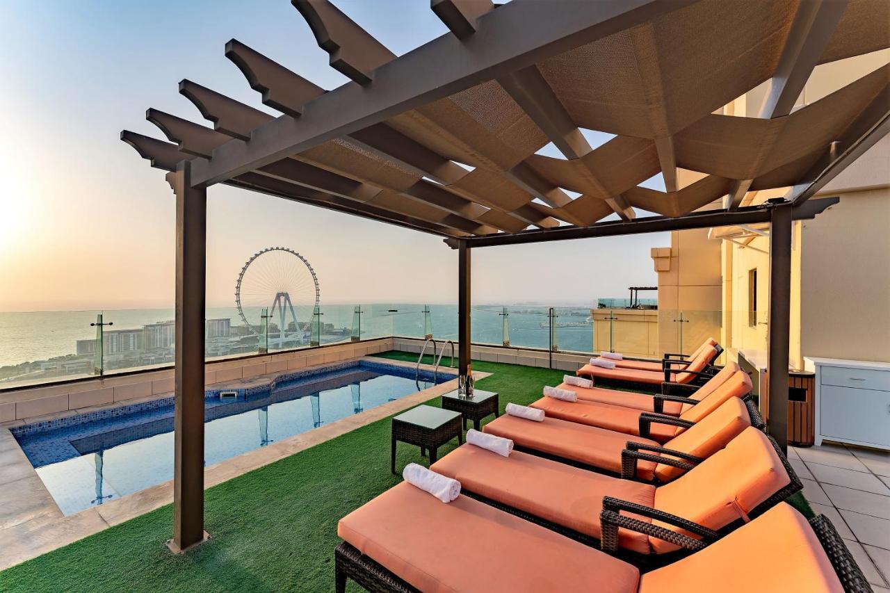 Jbr Penthouse With Terrace Pool Dubai Exterior foto