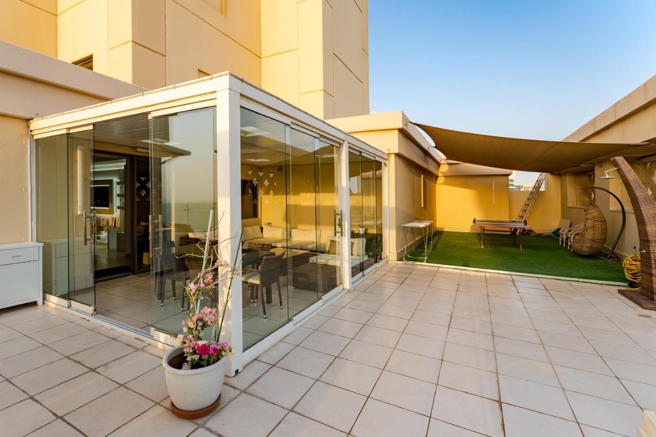 Jbr Penthouse With Terrace Pool Dubai Exterior foto